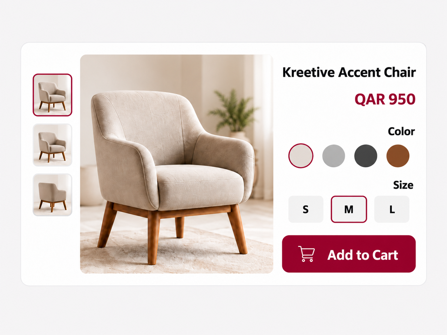 Illustrative ecom options design